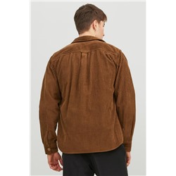 Camisa de terciopelo Marrón