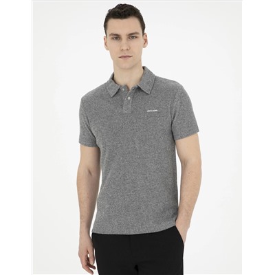 Gri Slim Fit Tişört
