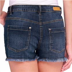 Damen Jeansshorts mit Used-Waschung