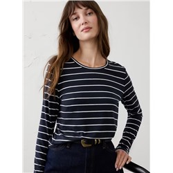 Timeless Long-Sleeve Crew-Neck T-Shirt