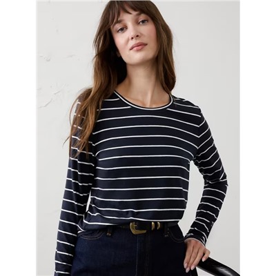 Timeless Long-Sleeve Crew-Neck T-Shirt