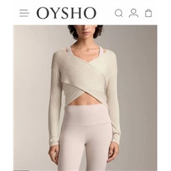 Короткий трикотажный свитер OYSH*O