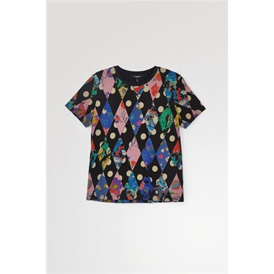 Camiseta rombos 100% algodón