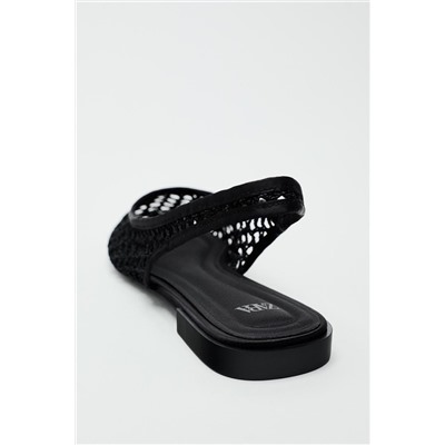 BRAIDED SLINGBACK BALLET FLATS