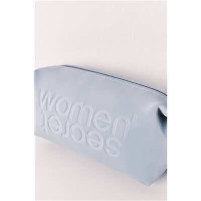 Neceser pequeño goma azul