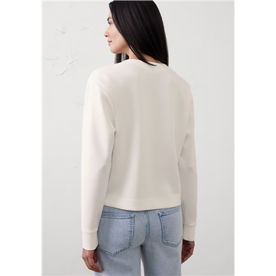 Knit Button-Shoulder Top