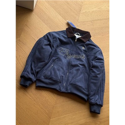 Замшевая куртка-бомбер АДИДА*С