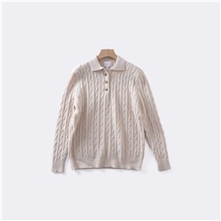 Женский вязаный шерстяной свитер Н*М