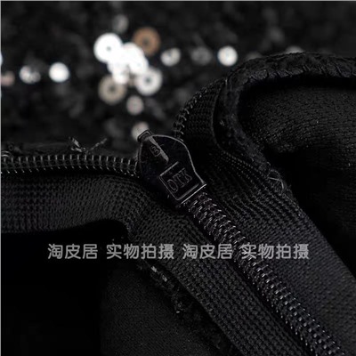 Женское твидовое мини платье А-силуэта с пайетками ЗАР*А