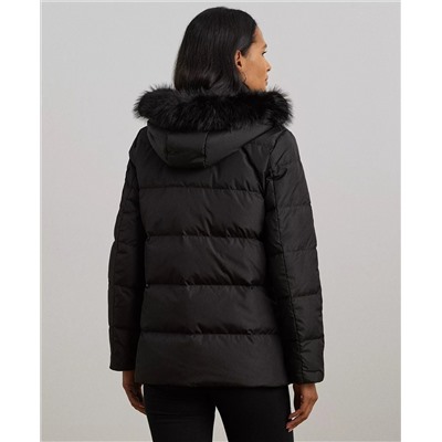 Lauren Ralph Lauren Women's Faux-Fur Hooded Puffer Coat