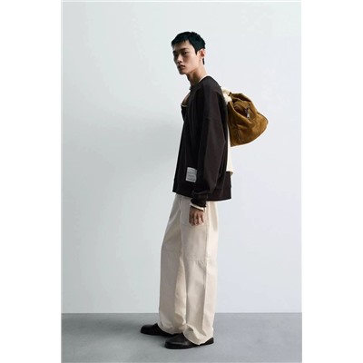 Мужской свободный свитшот (этикетки надрезаны) ЗАР*А