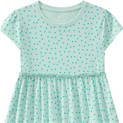 Mädchen Kleid mit Pünktchen allover