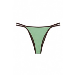 Braga bikini basileña tira verde