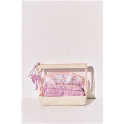 Pack 3 neceseres transparente y estampados