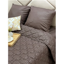 Комплект постельного белья с одеялом New Style КМ-231 шоколад