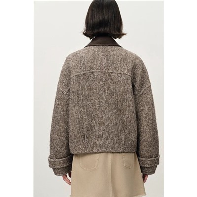 Стильное шерстяное пальто в британском стиле   Fabriqu*e