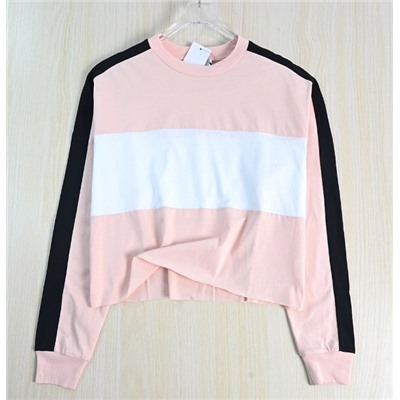 Женская футболкаиз мягкого хлопка с цветными блоками