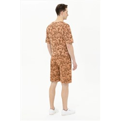 Erkek Pudra Örme Şort