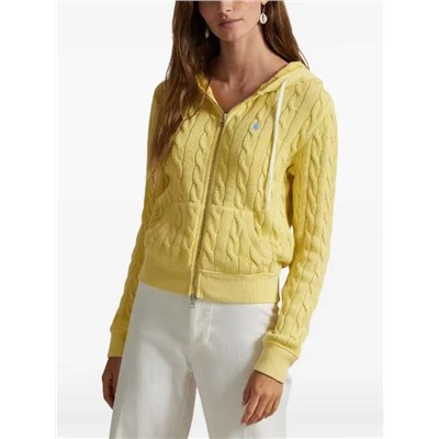 Женский вязаный кардиган с капюшоном РАЛЬ*Ф Л