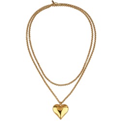 Кулон Сердцебиение (4, 2см; покрытие золото) 140см, Есть комплект