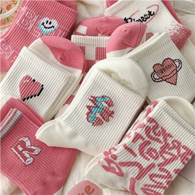 Носочки для девочек. Набор 8 шт