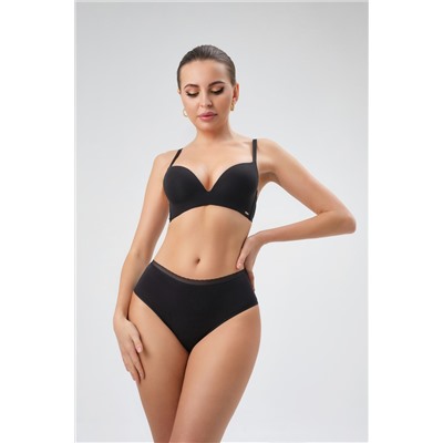 Набор трусов OIRO 0117 женские хлопковые черный/белый/бежевый 3 шт