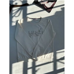 Женская толстовка со стразами