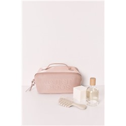 Neceser mediano goma marrón