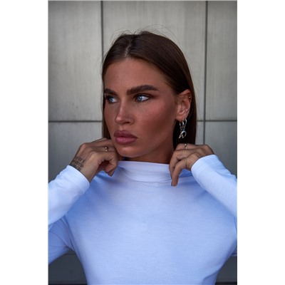 Водолазка полупрозрачная женская