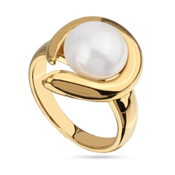 Кольцо Знаки (Майорка белая 12мм; покрытие золото), Есть комплект