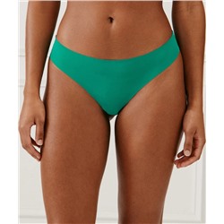 Culotte de microfibra y encaje en verde