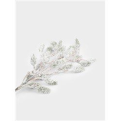 Ветка декоративная, 70 см, пластик, Заснеженная ветка, Interior natural