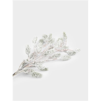 Ветка декоративная, 70 см, пластик, Заснеженная ветка, Interior natural