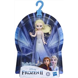 Disney Frozen Queen Elsa Small Doll with Removable Cape Inspired by Frozen 2 Movie, Toy for Kids 3 and Up