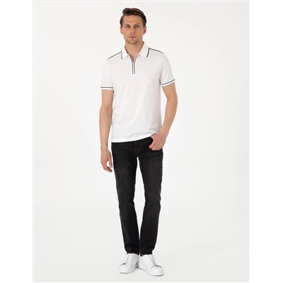 Siyah Slim Fit Jean Pantolon
