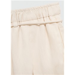 Pantalón lyocell recto