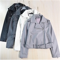 Женская куртка из мягкой искусственной кожи