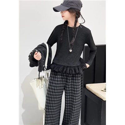 Жилет + водолазка для девочек