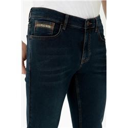 Erkek Koyu Mavi Jean Pantolon