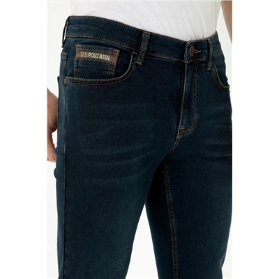 Erkek Koyu Mavi Jean Pantolon