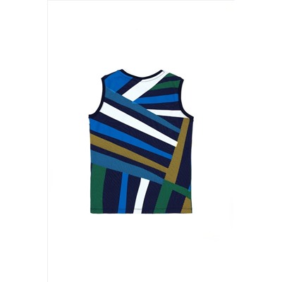 Çocuk Lacivert Bisiklet Yaka Tişört