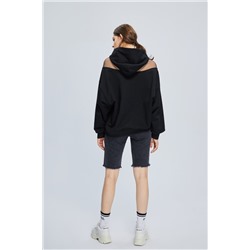 Sudadera con capucha Negro