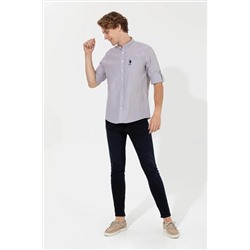 Erkek Gri Uzun Kollu Gömlek