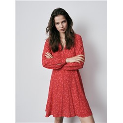 EcoVero™ Gemusterte Bluse