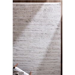 Beuil Halı - Beyaz/Gri - 155x225 cm