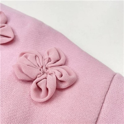 Теплый женский свитшот с объемными цветами  Reserve*d