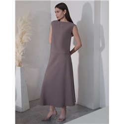 Топ c вырезом лодочка из плотного лиоцелла