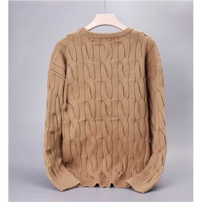 Широкий хлопковый свитер свободного кроя  РАЛЬ*Ф Л