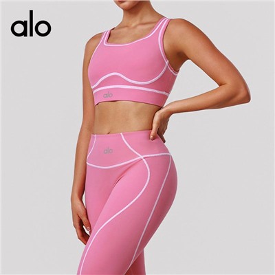 Комплект для занятий спортом/йогой/активного отдыха   Леггинсы + топ 3 цвета АЛ*О