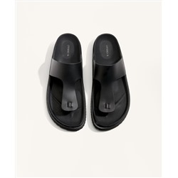 Sandalia piel corte T